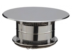 Chapeau Inox Aspirateur anti-oiseau POUJOULAT Therminox CAOI 150 TZ Ref. 21150038