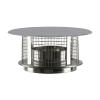 Chapeau pare-pluie Inox anti-oiseaux Therminox CPOI 180 TZ POUJOULAT Ref. 21180088