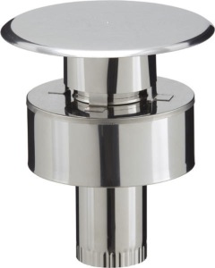 Chapeau Terminal vertical CTIV  Ø80/130 Inox  POUJOULAT PGI Réf. 37080454